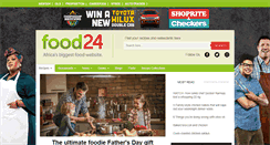 Desktop Screenshot of food24.com